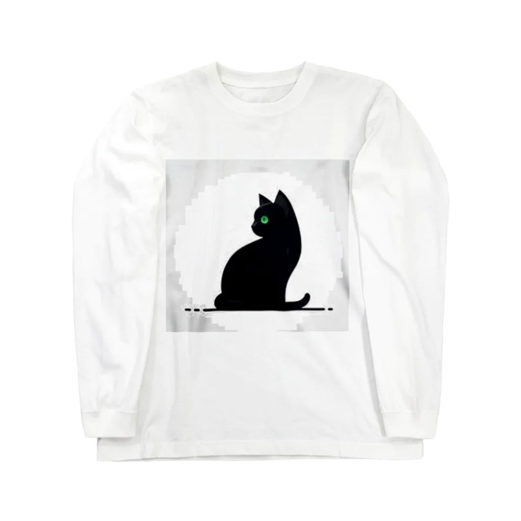 Shiansanの黒猫　ロングスリーブTシャツ ロングスリーブTシャツ