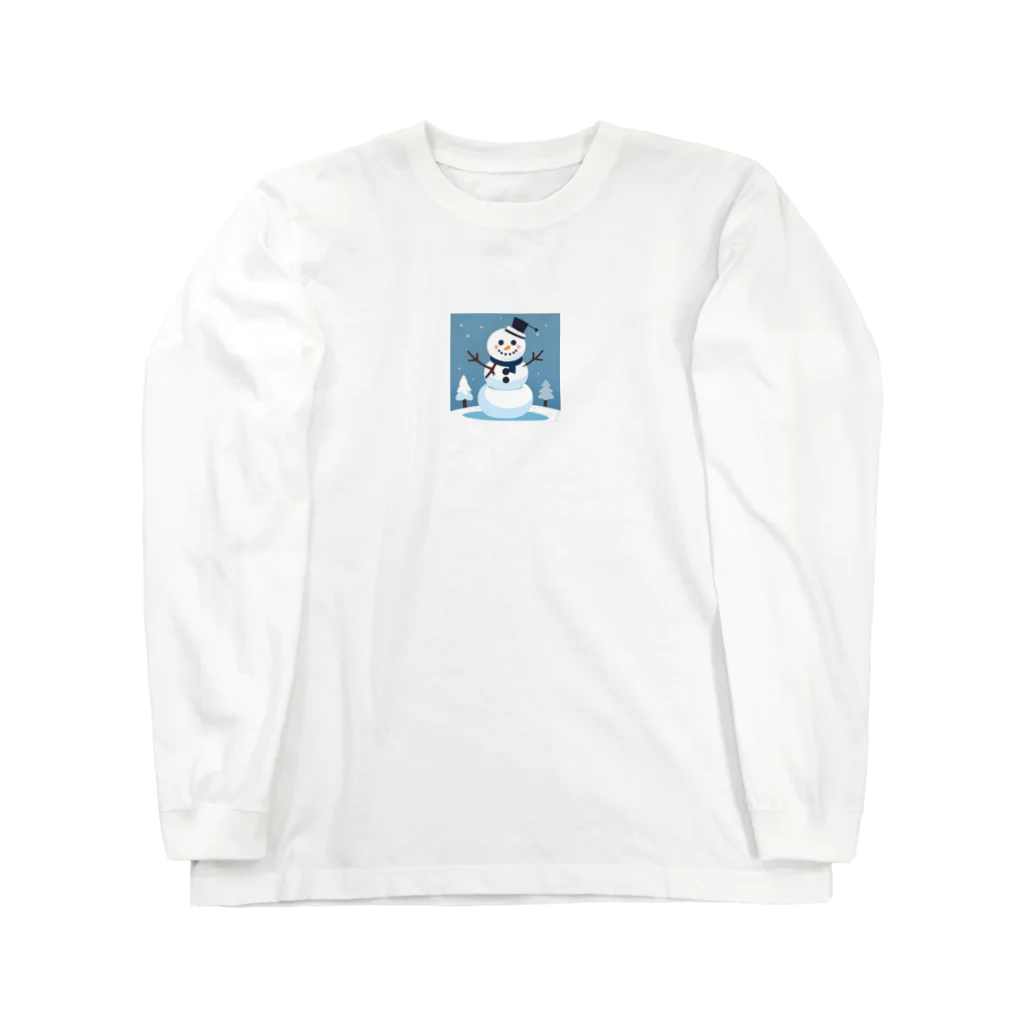 tomy1022のゆきだるまくん ロングスリーブTシャツ