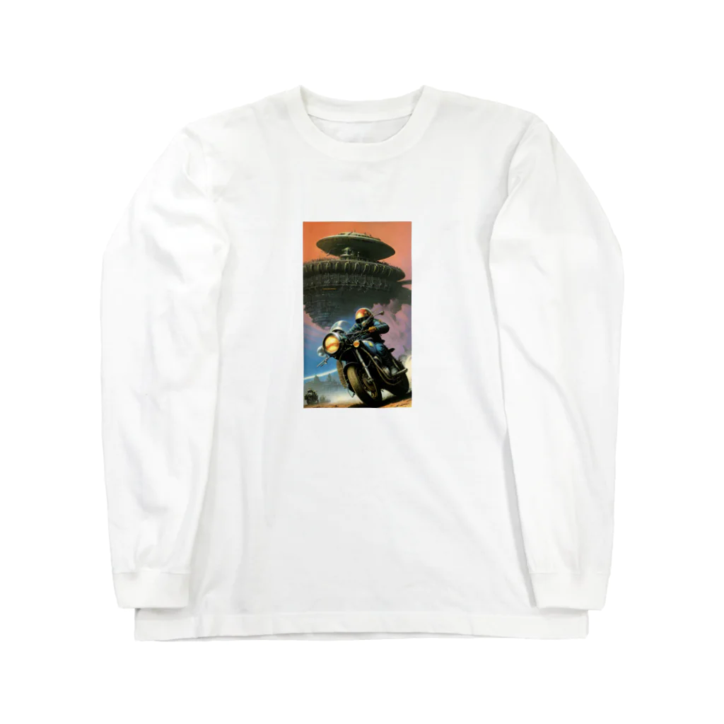 おっちゃんストアの惑星ライダー Long Sleeve T-Shirt