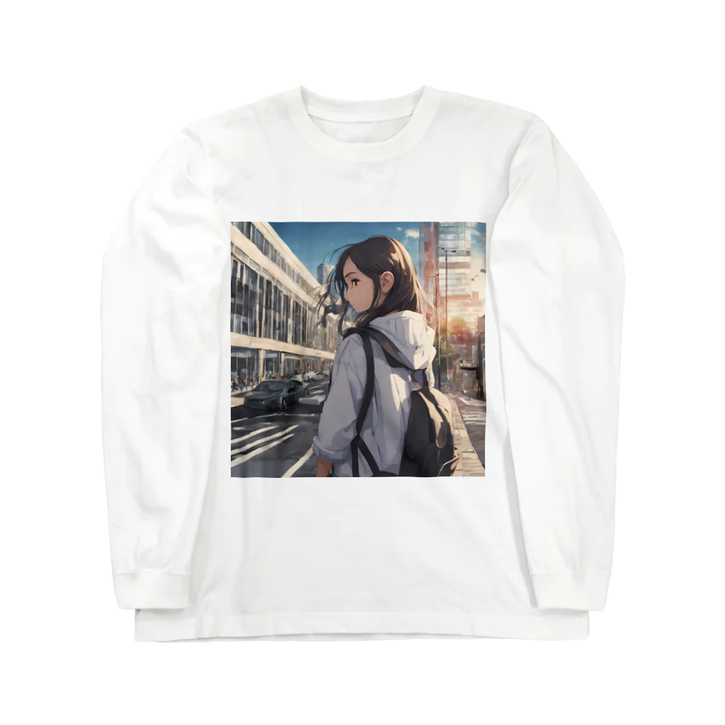 めんたいこの都会女子高生 Long Sleeve T-Shirt