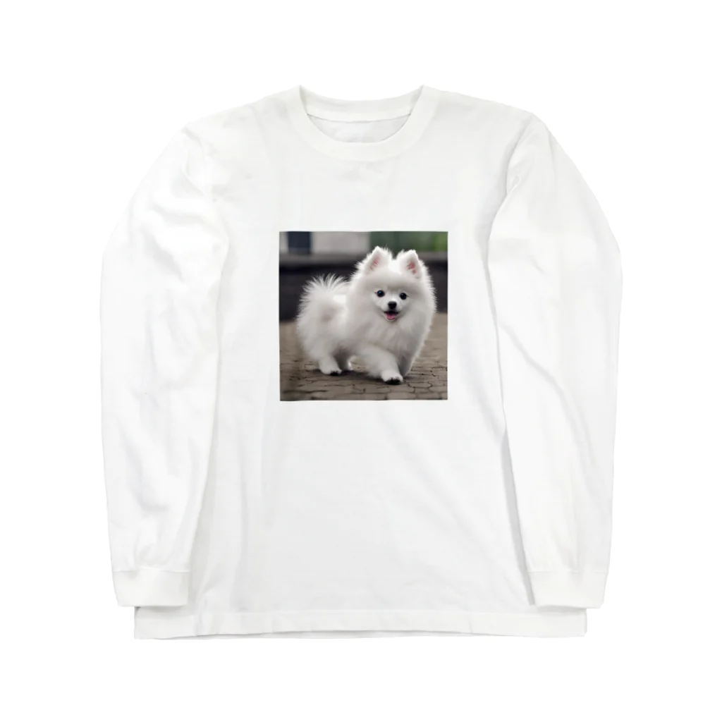 Eggkimiのスピッツの蓮くん Long Sleeve T-Shirt