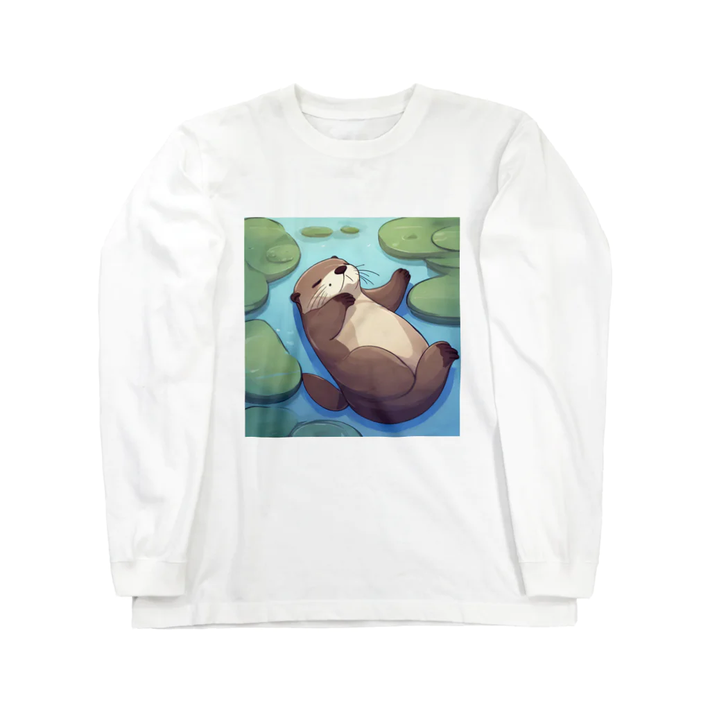 TADの部屋のフニャフニャカワウソくん Long Sleeve T-Shirt