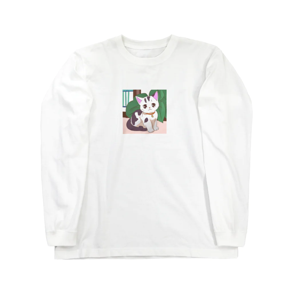 FortuneRiserのふわにゃんこ Long Sleeve T-Shirt