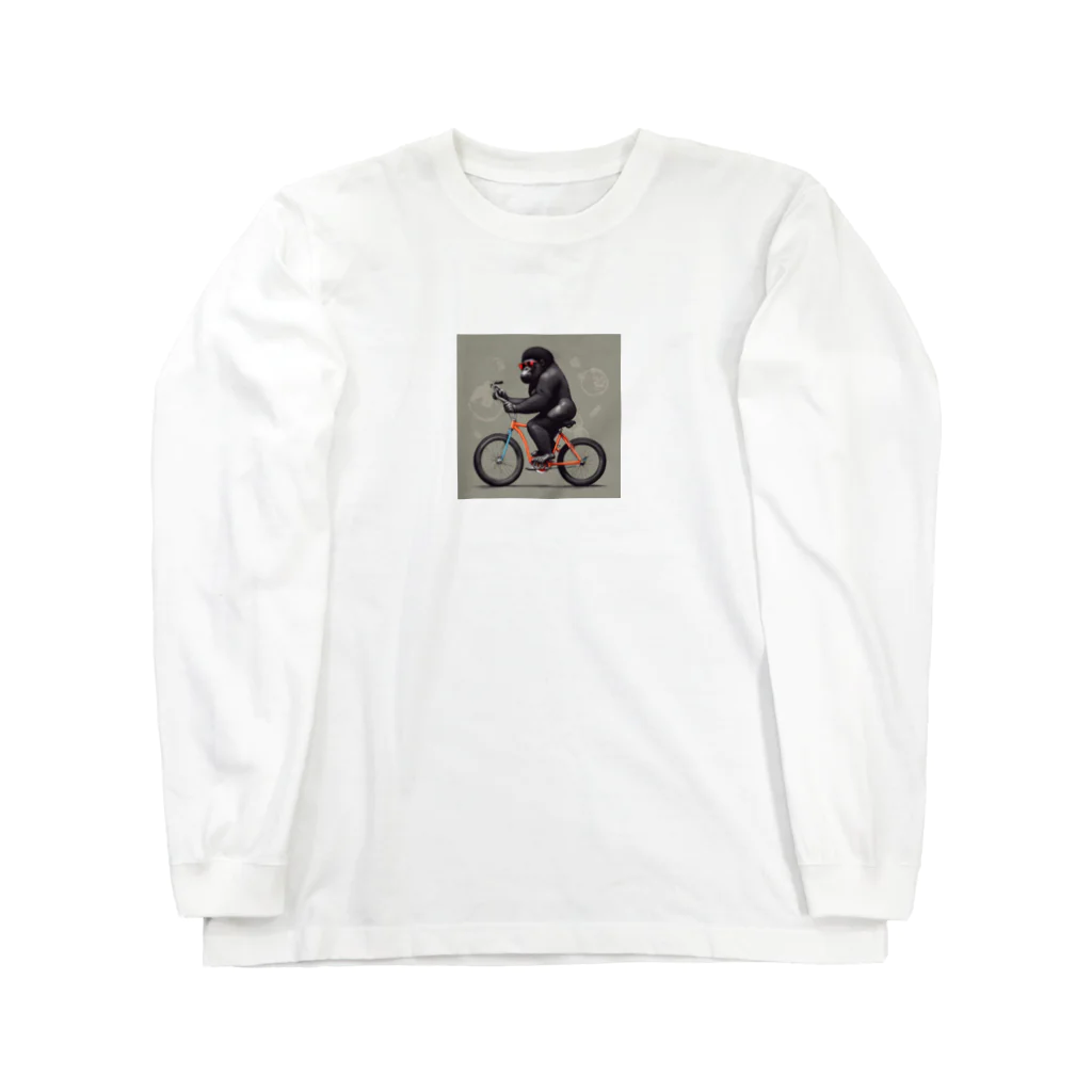 カルビーより湖池屋派のアフごり君の愛車 Long Sleeve T-Shirt