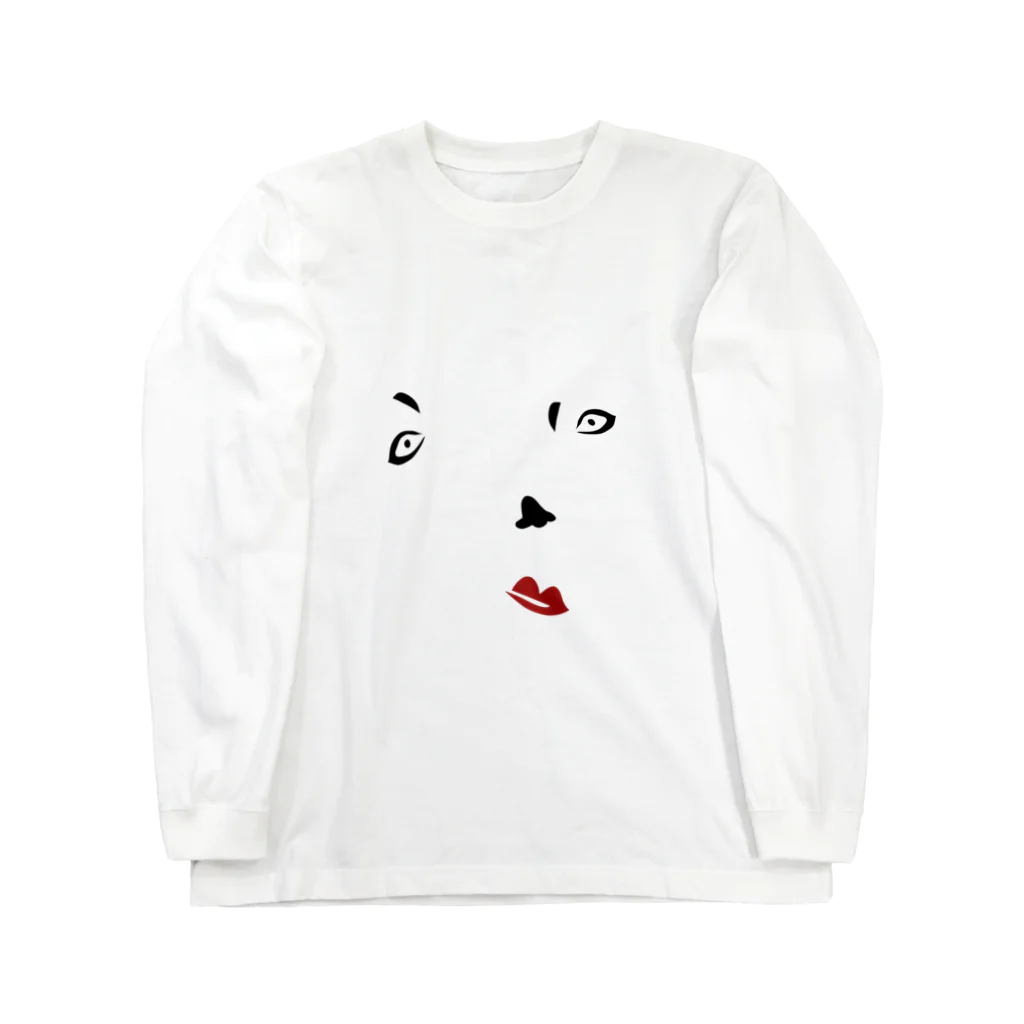 IHYLIの福笑い Long Sleeve T-Shirt