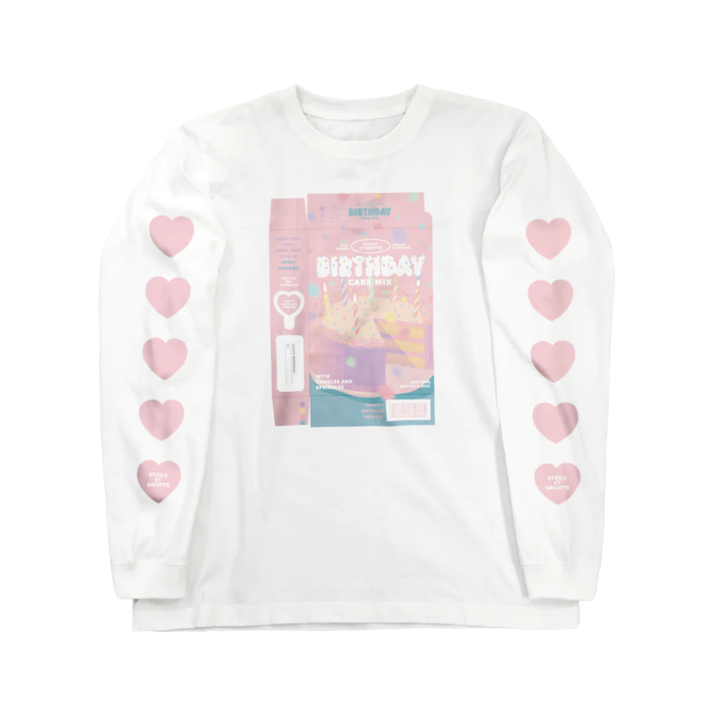 Etoile et GriotteのBIRTHDAY CAKE MIX ロングスリーブTシャツ