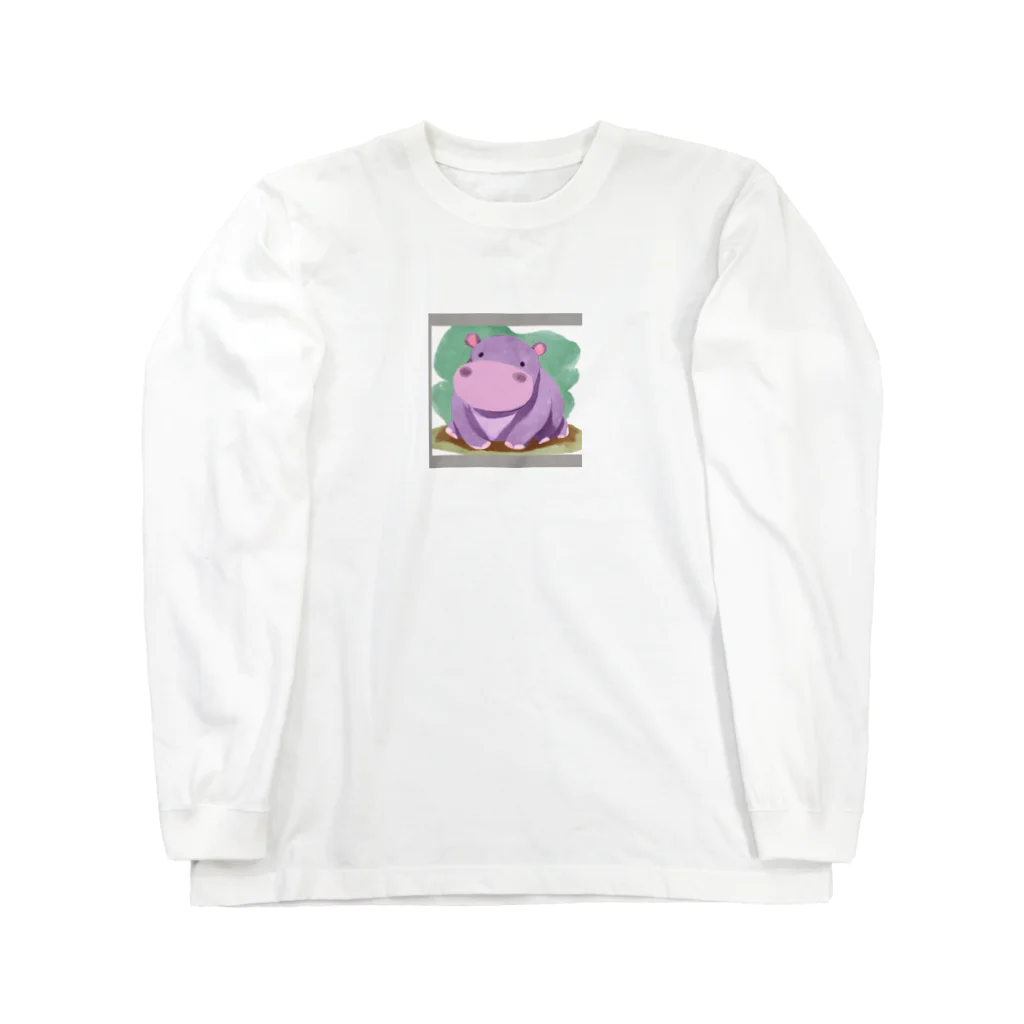 nvnのカバさん Long Sleeve T-Shirt