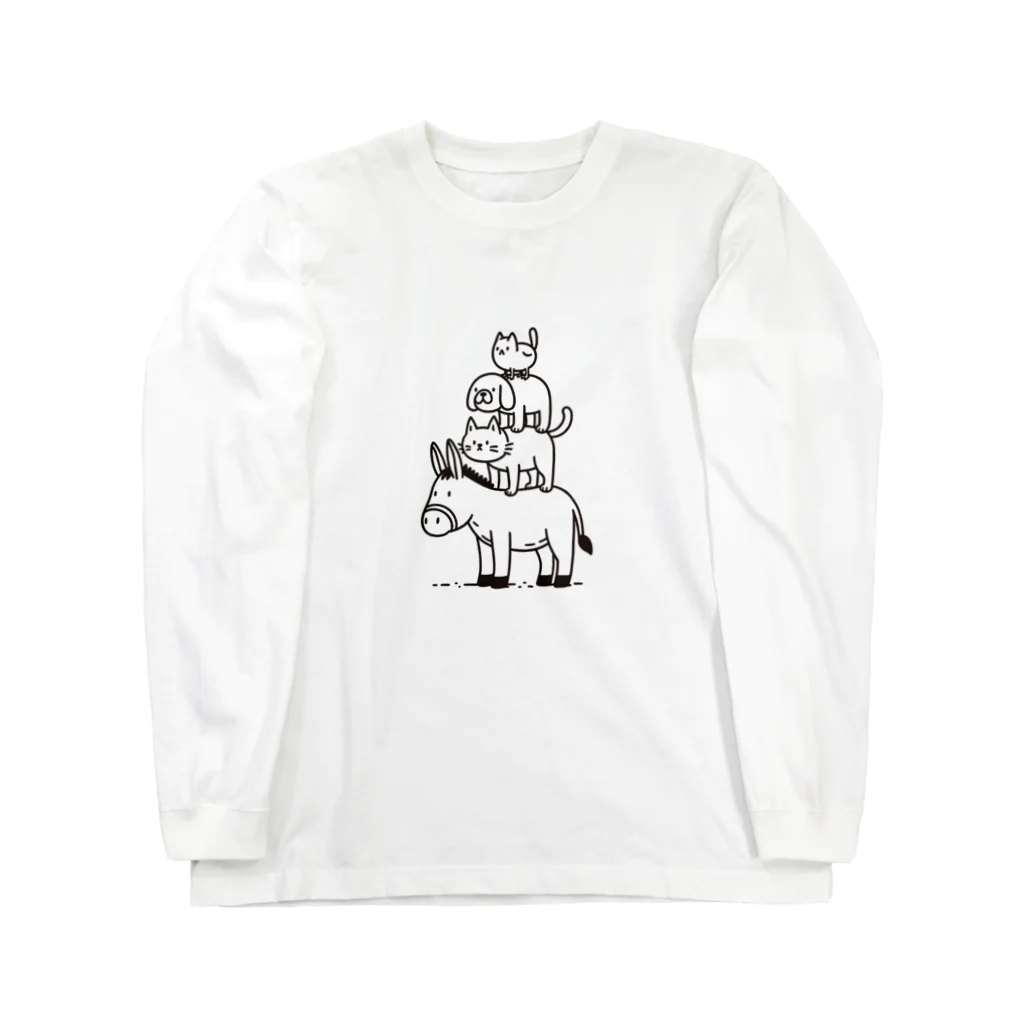 ねこ鉄道のちょっとおかしな音楽隊 Long Sleeve T-Shirt