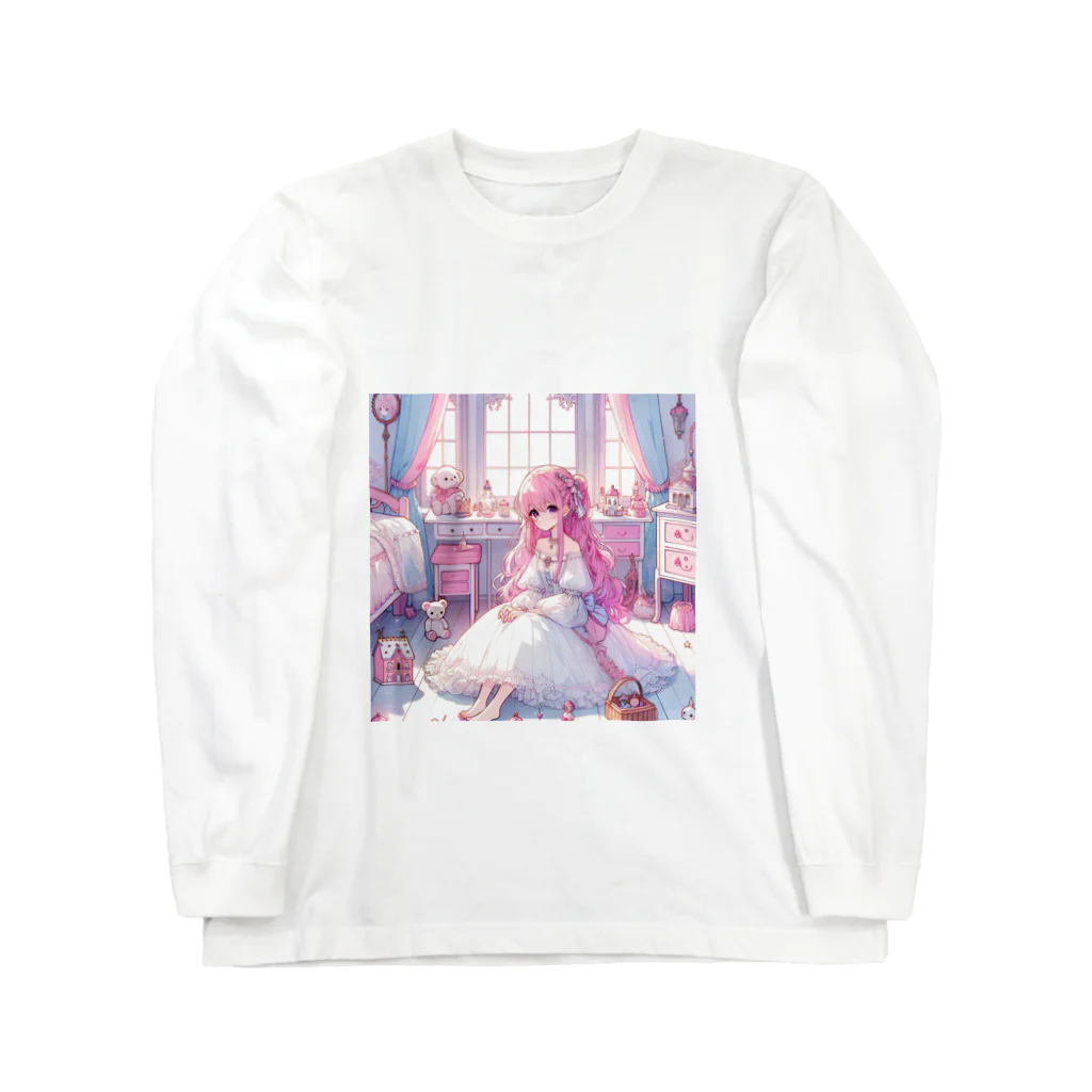 adorer_のふわふわドレスの女の子 Long Sleeve T-Shirt