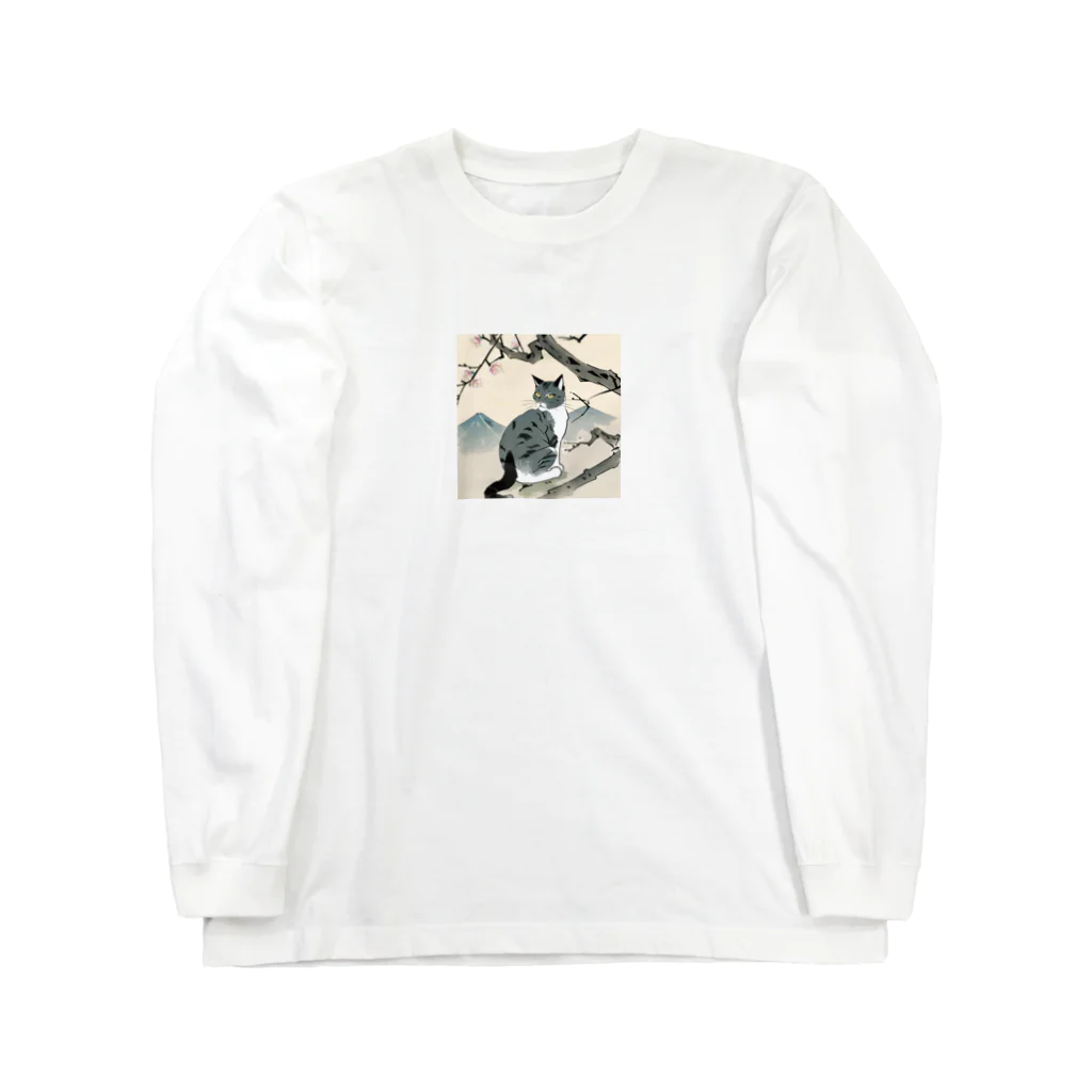 浮世絵デパートの浮世絵猫 Long Sleeve T-Shirt