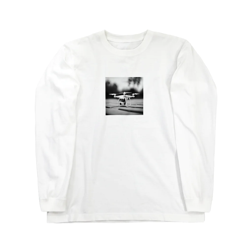 TigerSharkのドローン Long Sleeve T-Shirt