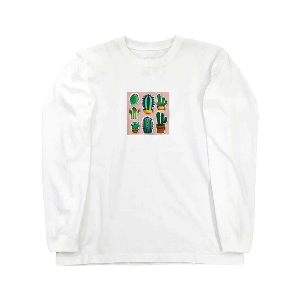 pain08のサボテンくん Long Sleeve T-Shirt