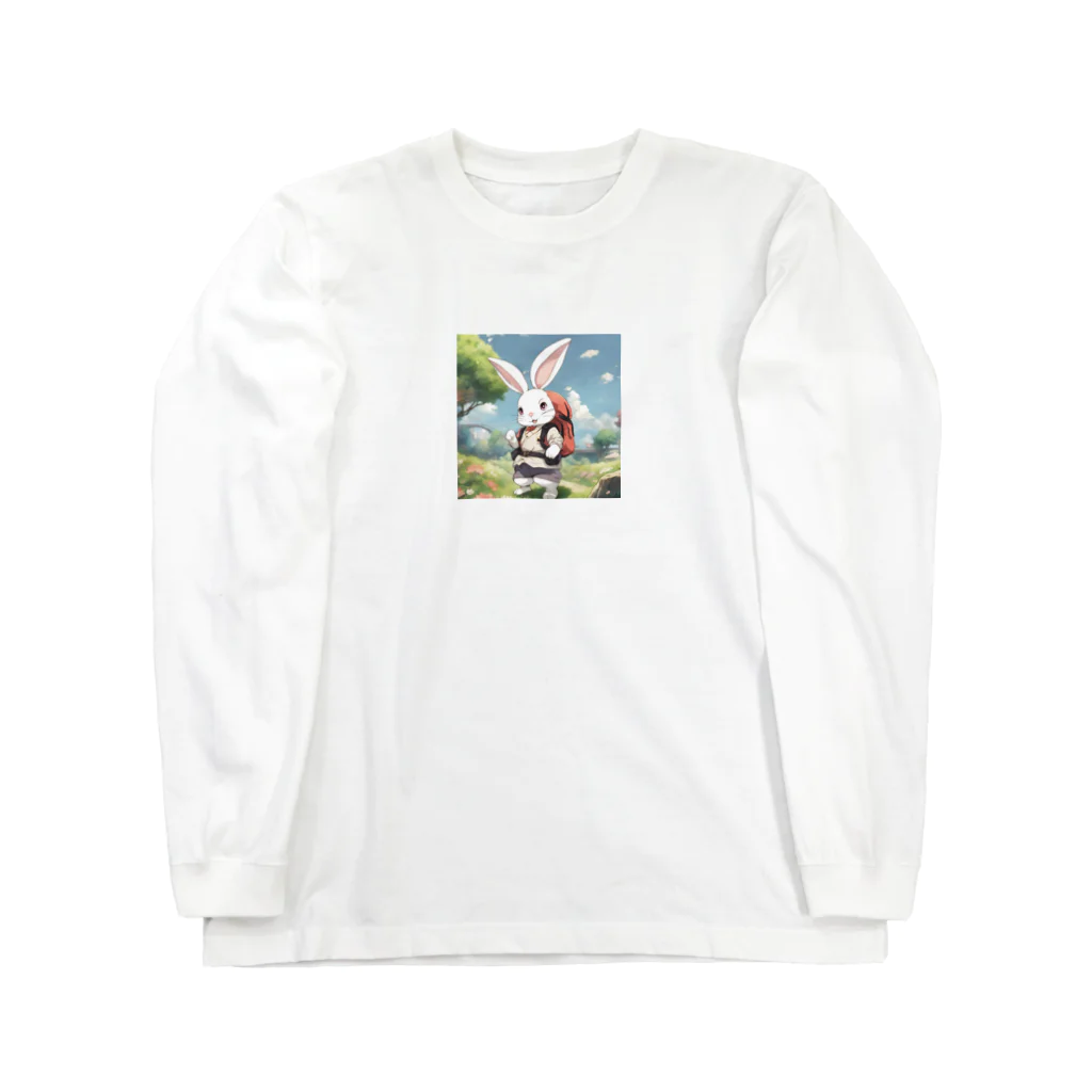 kawaiinekochanの可愛いウサギ Long Sleeve T-Shirt