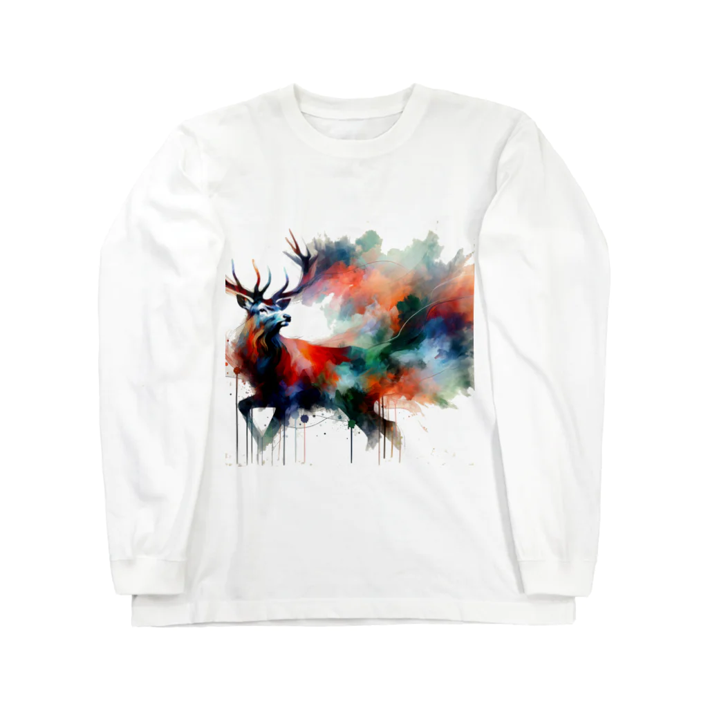 A3StudioのA3S 美しい動物 Long Sleeve T-Shirt