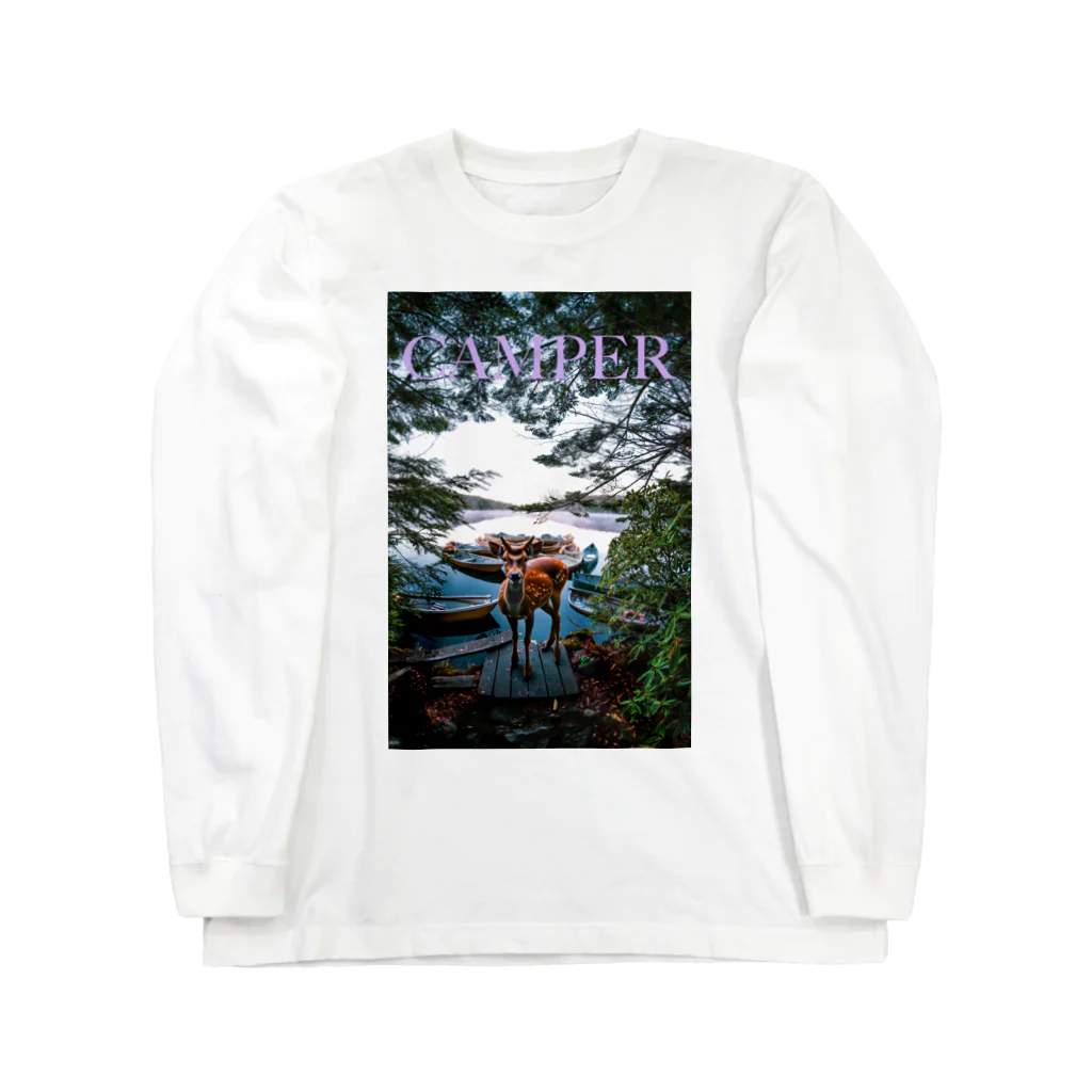 outdoor lifeのcamper  Long Sleeve T-Shirt