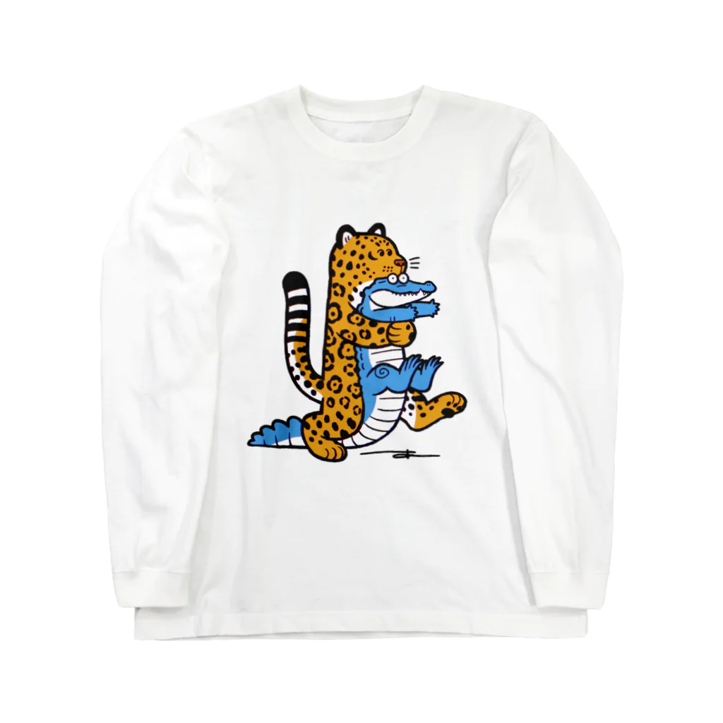 あめみやのワニの隣人ジャガー Long Sleeve T-Shirt