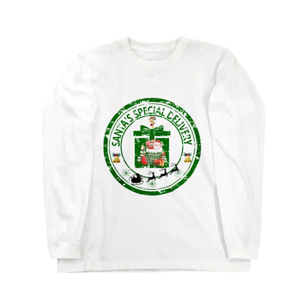 CyberArmadilloのサンタスペシャルデリバリー Long Sleeve T-Shirt