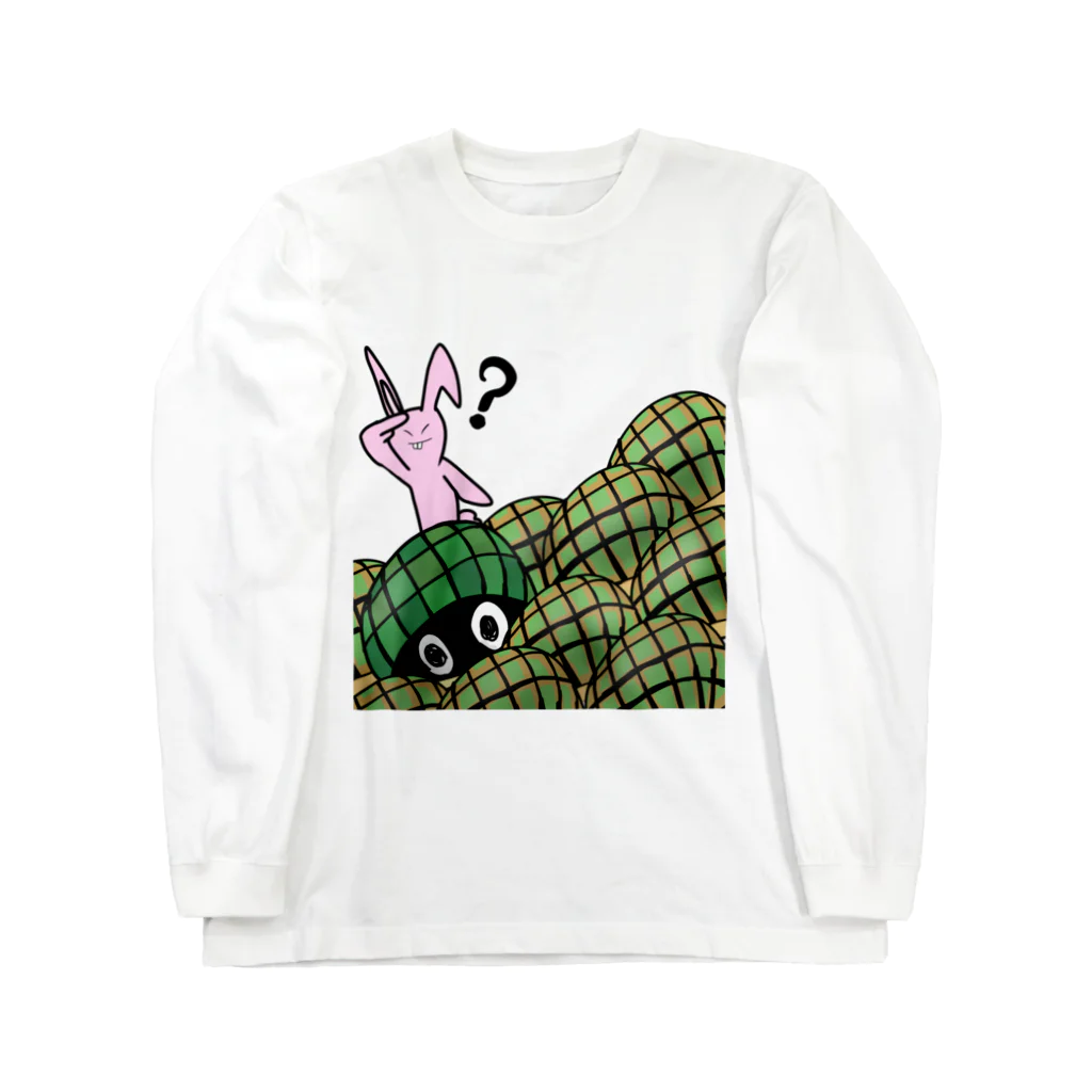 ヤバくないTシャツ屋さんのウサギとカメ かくれんぼ対決 Long Sleeve T-Shirt