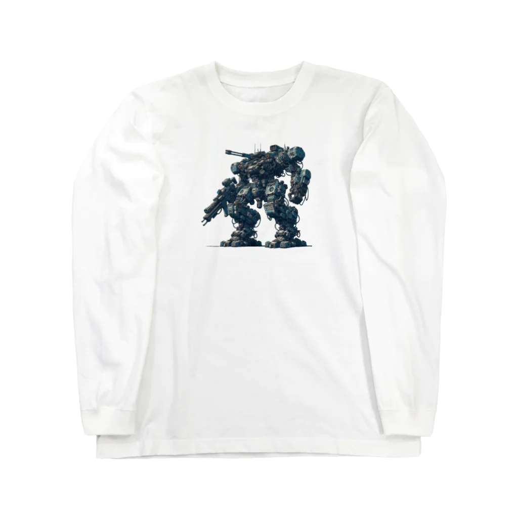 8ball.AI.artの巨大戦闘ロボット Long Sleeve T-Shirt