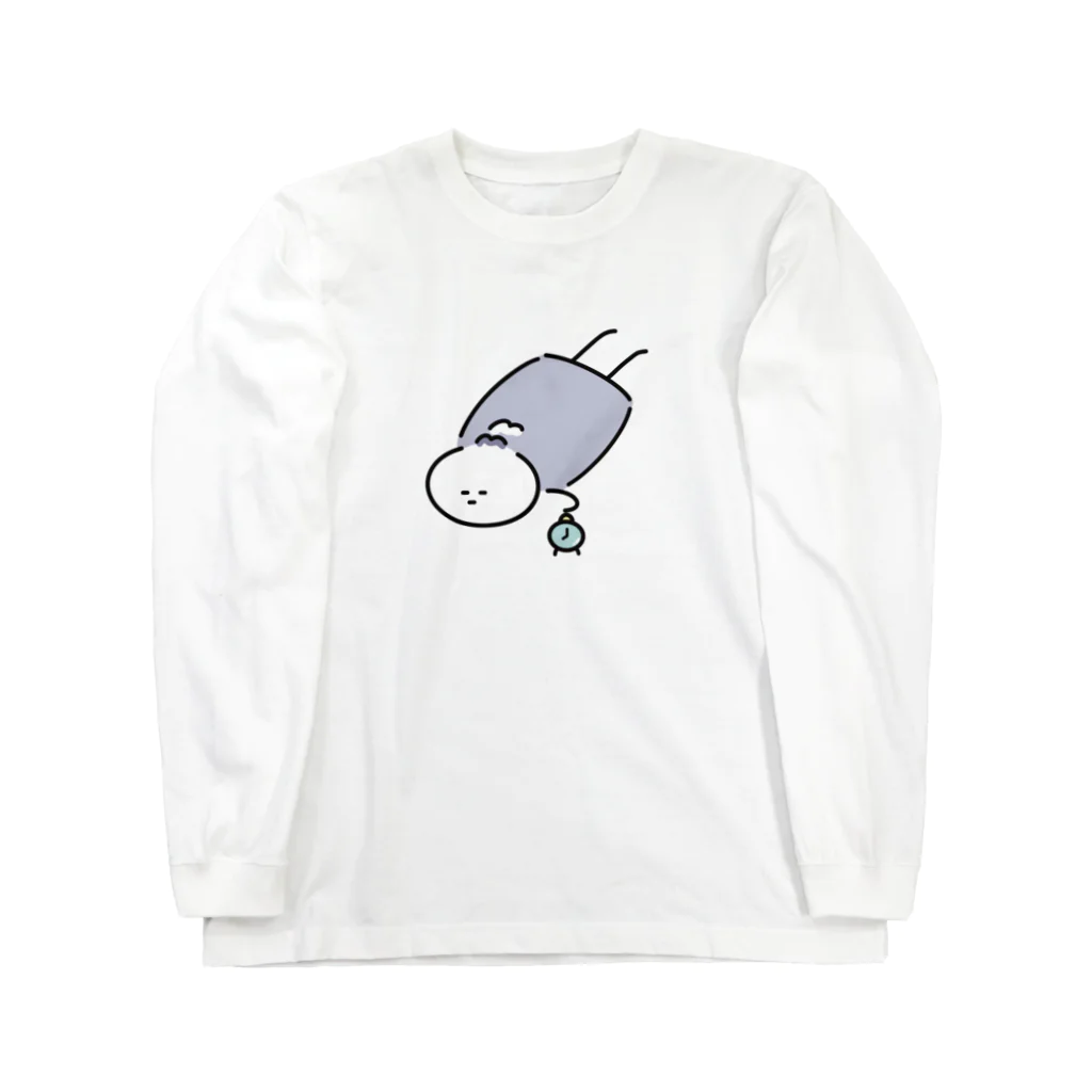 モゴモゴSHOPの起きれんのよ Long Sleeve T-Shirt