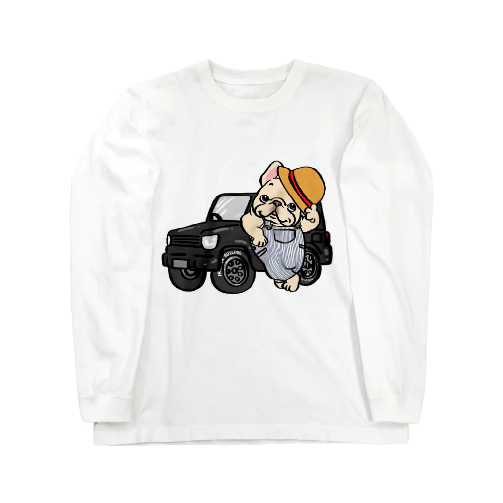 2216studioのアウトドア大好きフレブルちゃん Long Sleeve T-Shirt