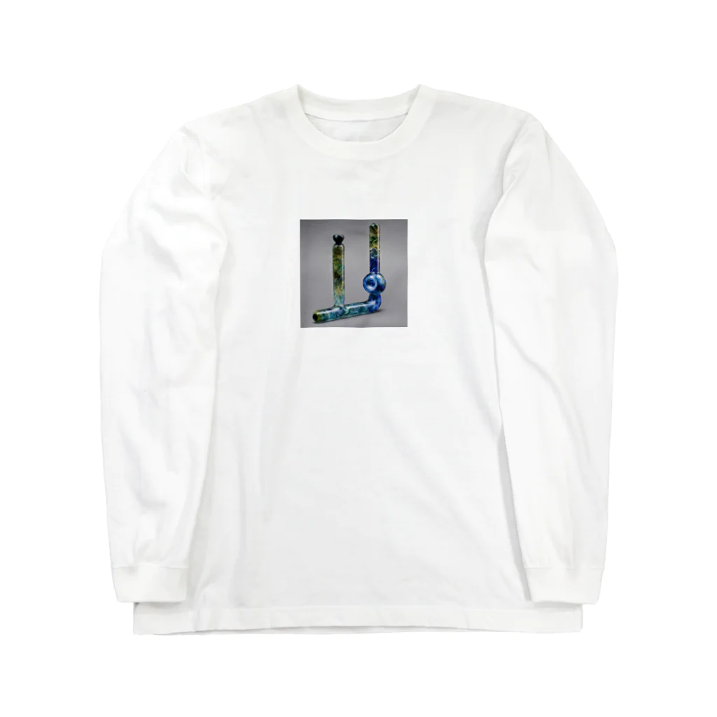 No Fishing No Life のガラスパイプ2 Long Sleeve T-Shirt