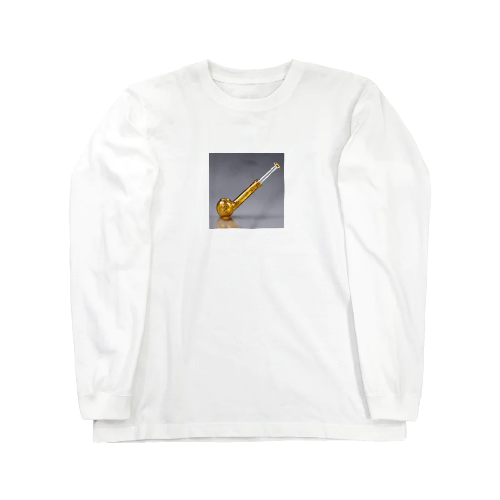 No Fishing No Life のガラスパイプ3 Long Sleeve T-Shirt