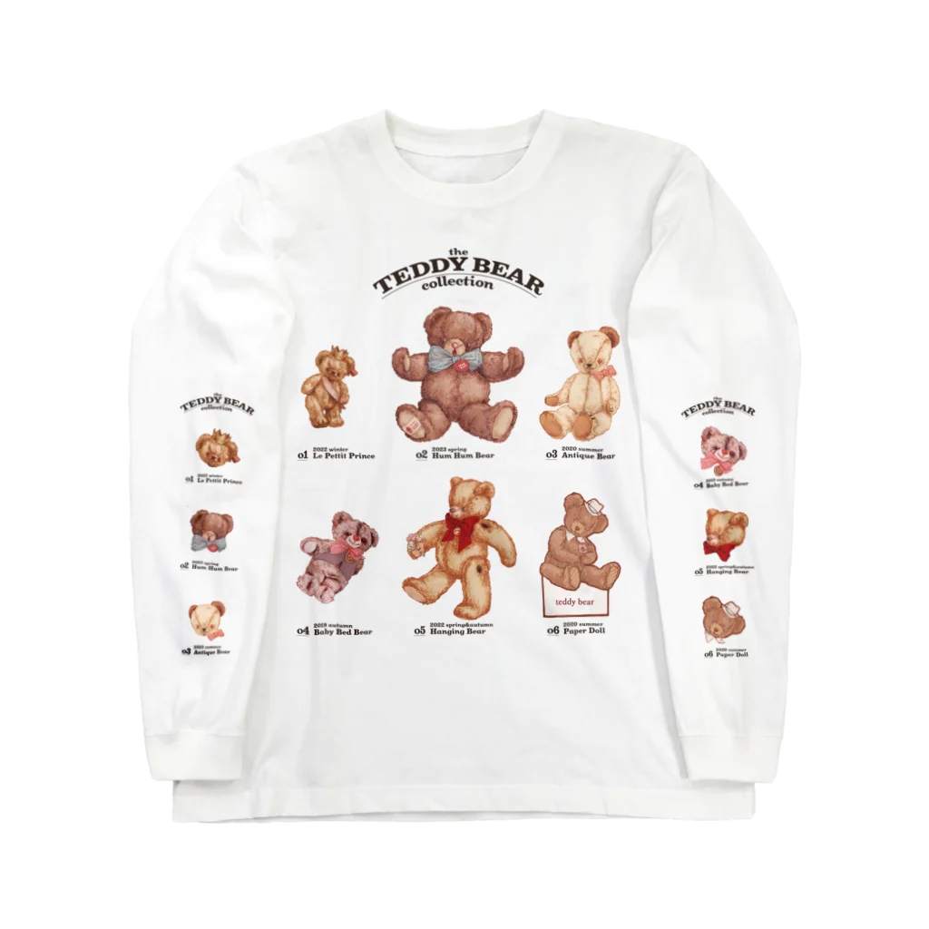 okappaloverのTEDDY BEAR collection ロングスリーブTシャツ