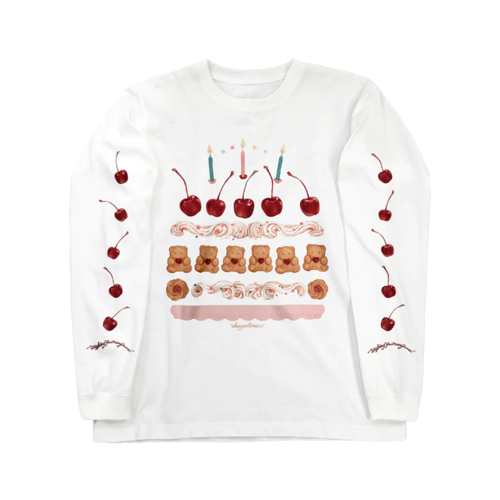 okappaloverのcake Long Sleeve T-Shirt