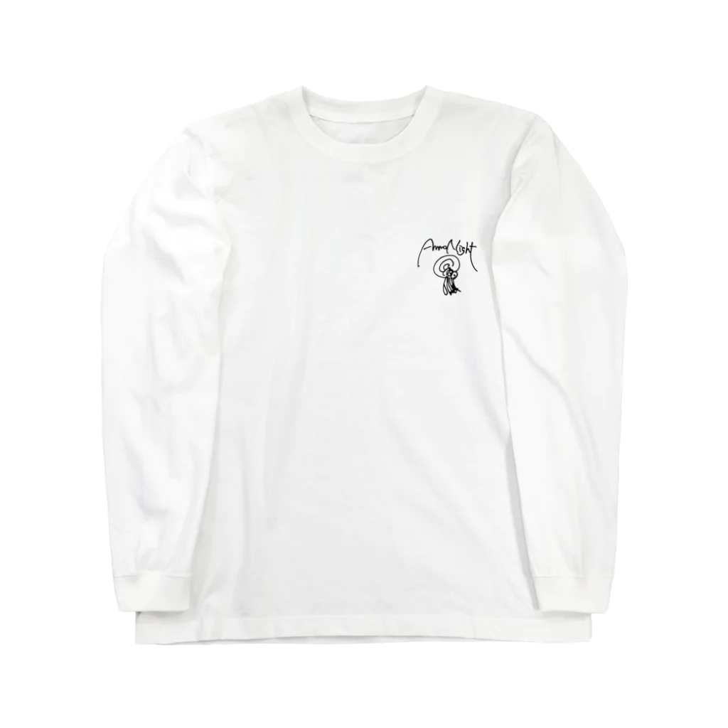 yutahataのAmmoNight ロゴT  Long Sleeve T-Shirt