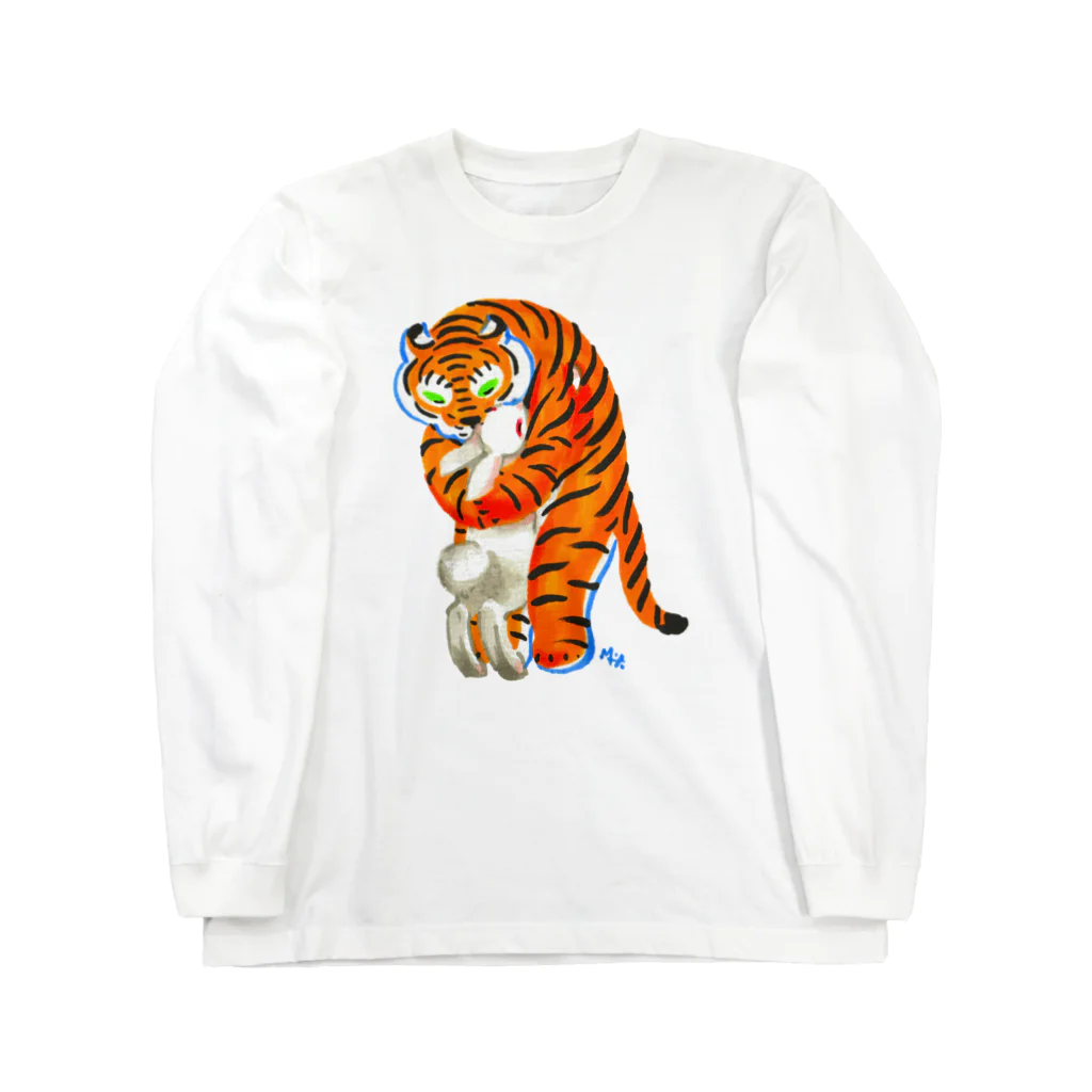 segasworksのハグ（トラちゃんとウサギちゃん） Long Sleeve T-Shirt