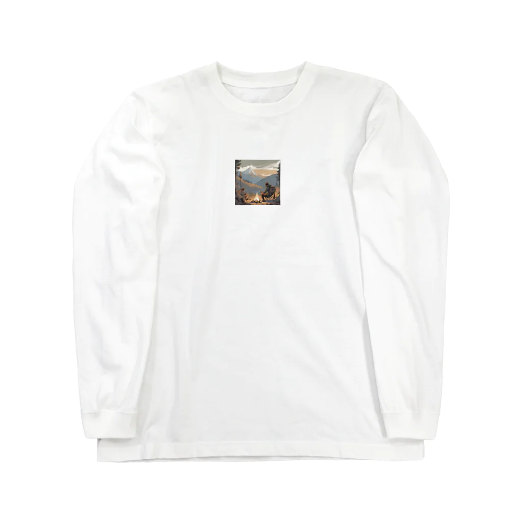 平行四辺形マン3世のCamp life Long Sleeve T-Shirt