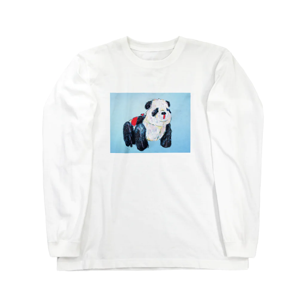 あかやまゆいのぱんだの乗り物 Long Sleeve T-Shirt