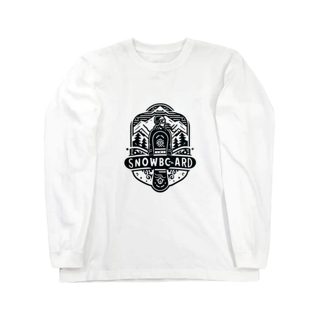 shiba9のスノーボーダー Long Sleeve T-Shirt