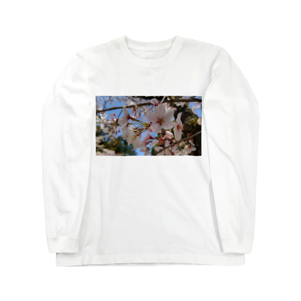 CHOUCHOUの桜 ロングスリーブTシャツ