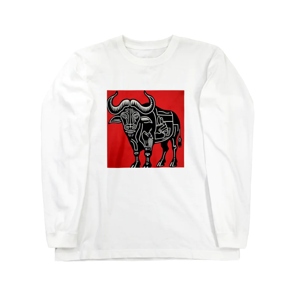 カエル2号の水牛くん Long Sleeve T-Shirt