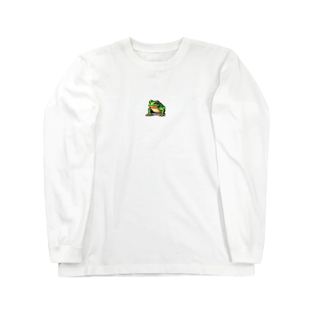 bycatのカエルと一緒に「無事カエル（帰る）」 Long Sleeve T-Shirt