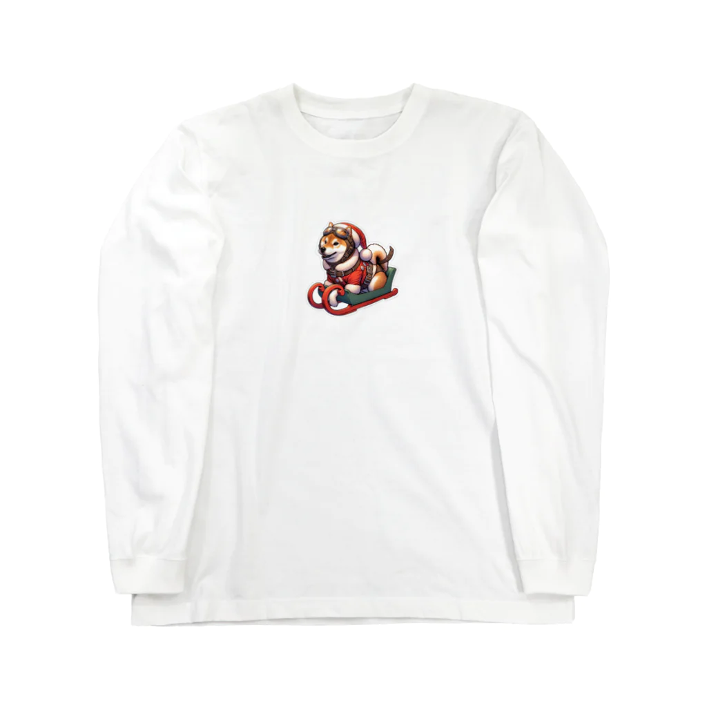 シバライダーロードの柴ライダーサンタ Long Sleeve T-Shirt