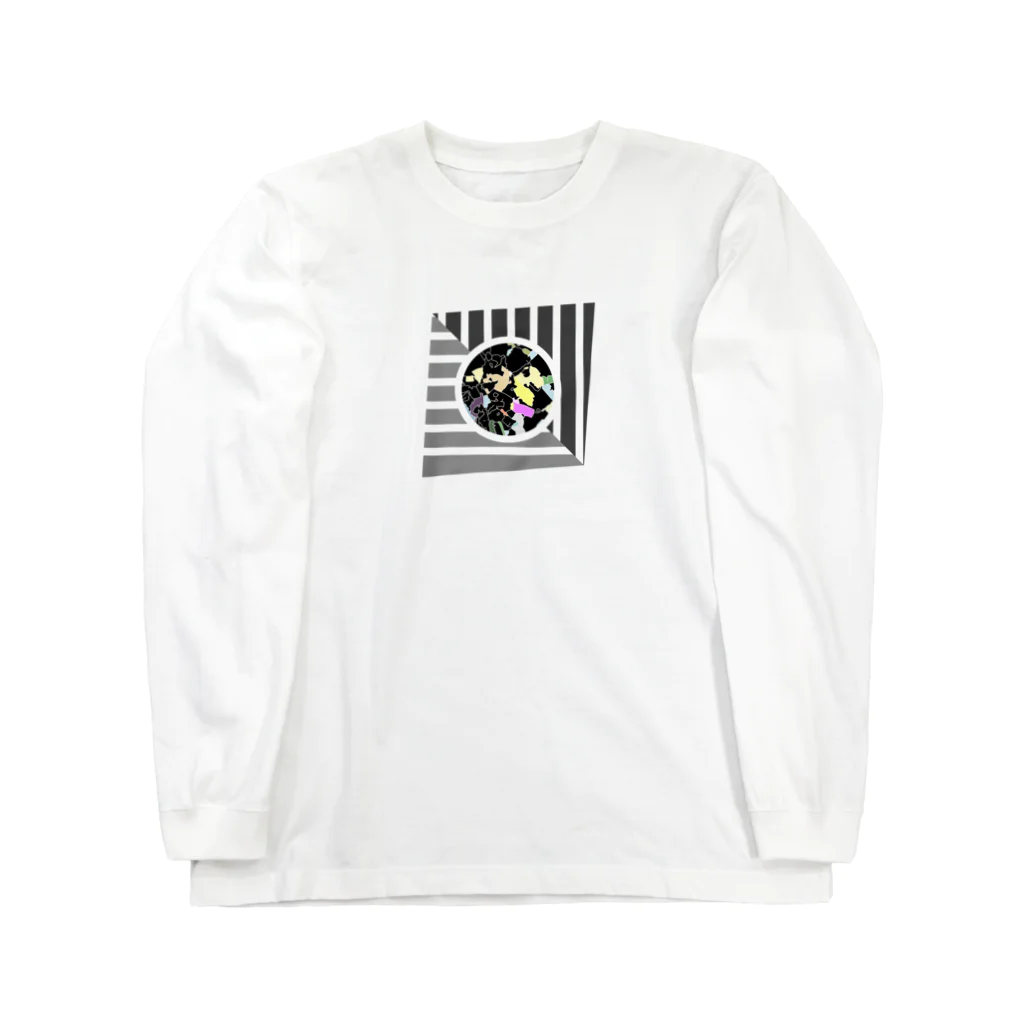 WKのミュージアムショップのジオデザ-岩石プレパラート（リアル） Long Sleeve T-Shirt