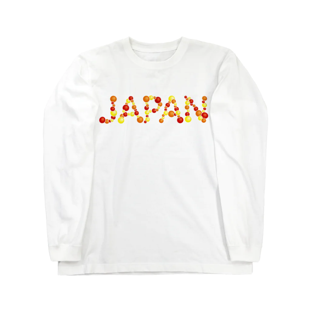 junichi-goodsのバルーン文字「JAPAN」（赤色系） Long Sleeve T-Shirt