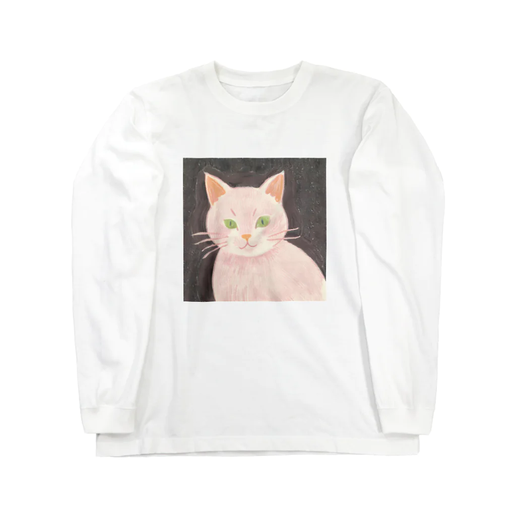 suisuishopの猫の日常C ロングスリーブTシャツ