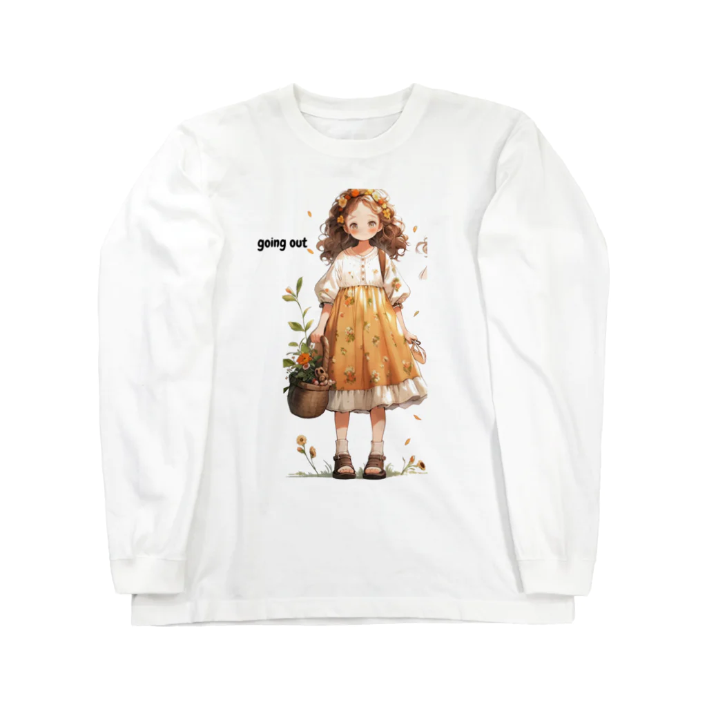 piyotanpiのgoing out girl Long Sleeve T-Shirt