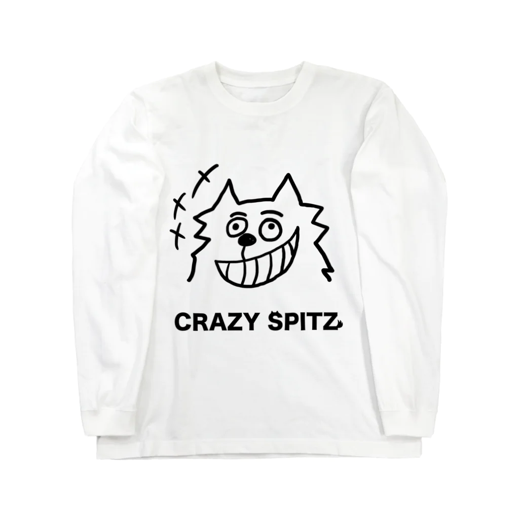 ehime@けだま&もち＆すみのCRAZY SPITZ「HA HA HA」 ロングスリーブTシャツ