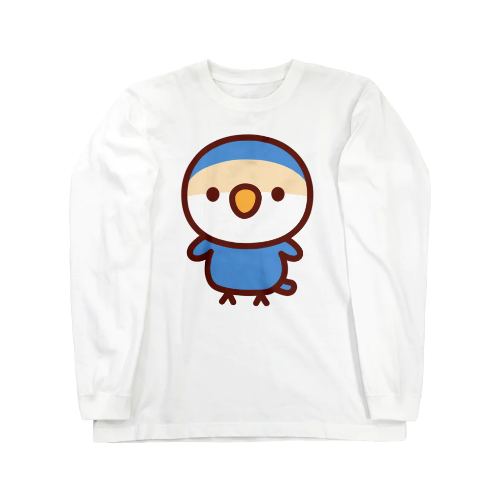 いんこ屋堂のコザクラインコ（バイオレットチェリー） Long Sleeve T-Shirt