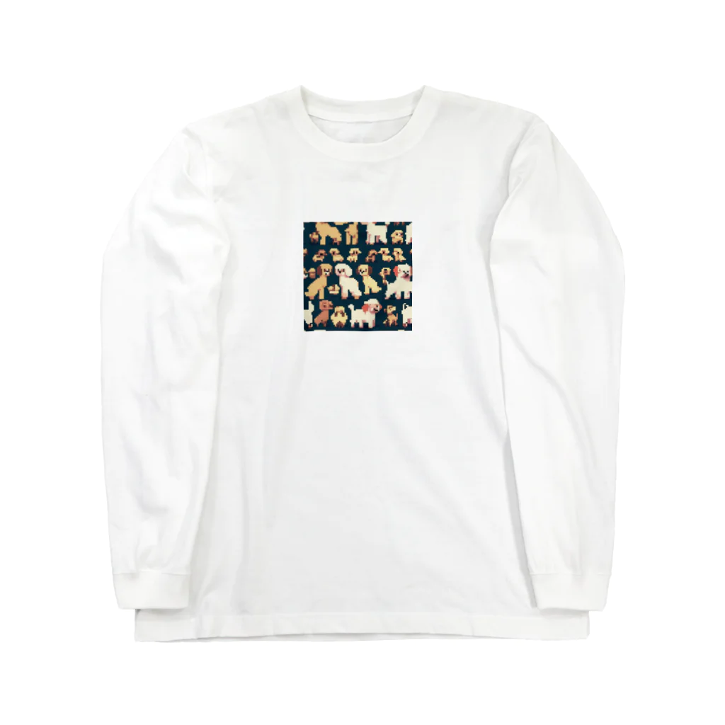 omamesan-1999のドッド絵　トイプードル Long Sleeve T-Shirt