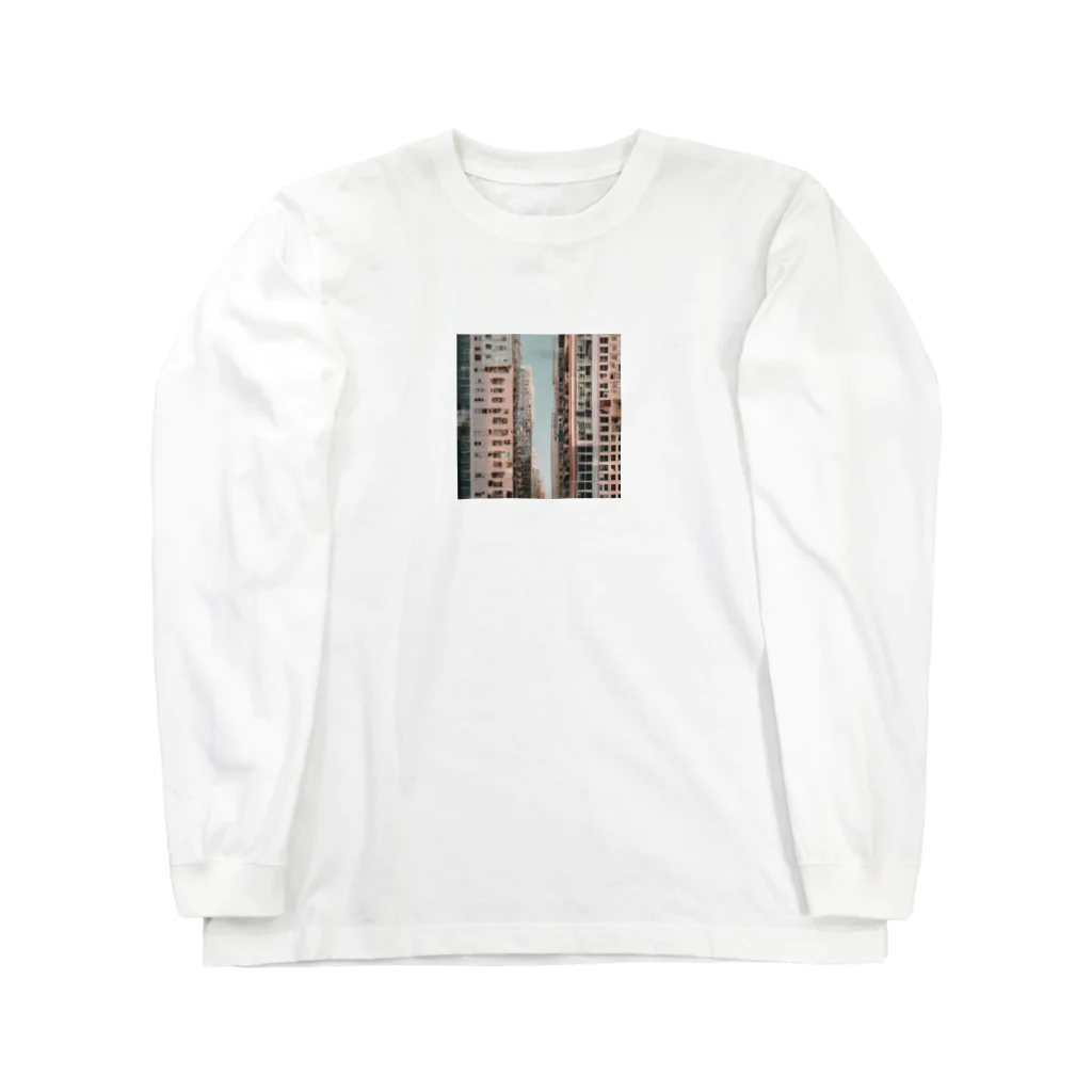 海外の景色たちの隙間から見える青空 Long Sleeve T-Shirt