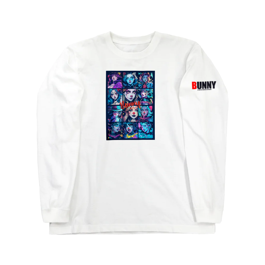 BUNNY-ONLINEのBUNNY-ART No.06 アメコミヴィンテージ Long Sleeve T-Shirt