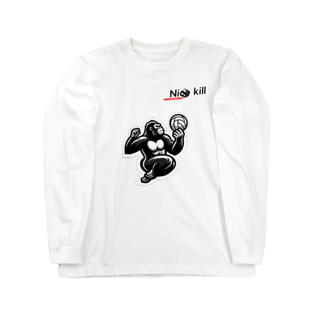 sa_ki_naのNiceゴリラ Long Sleeve T-Shirt