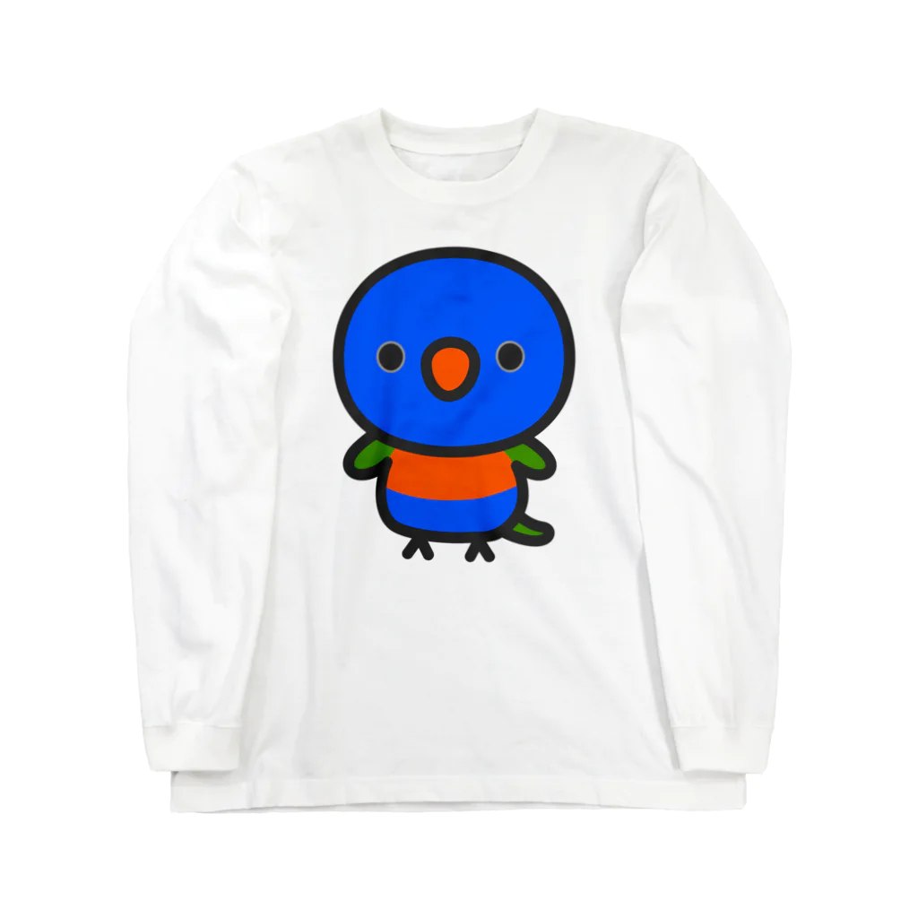 いんこ屋堂のゴシキセイガイインコ Long Sleeve T-Shirt