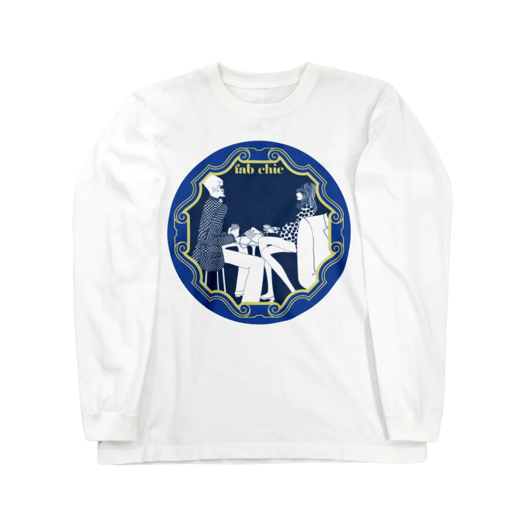 fab chic ファブシックのファブデート　サークルモチーフ Long Sleeve T-Shirt